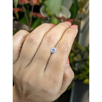 1.12 Ct. White Zircon from Ceylon (Sri Lanka) Life Style