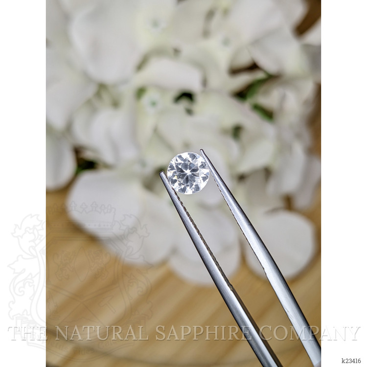 1.12 Ct. White Zircon from Ceylon (Sri Lanka)