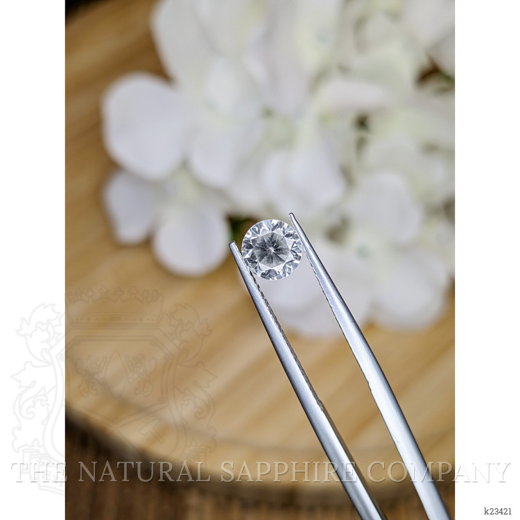 1.20 Ct. White Zircon from Ceylon (Sri Lanka)
