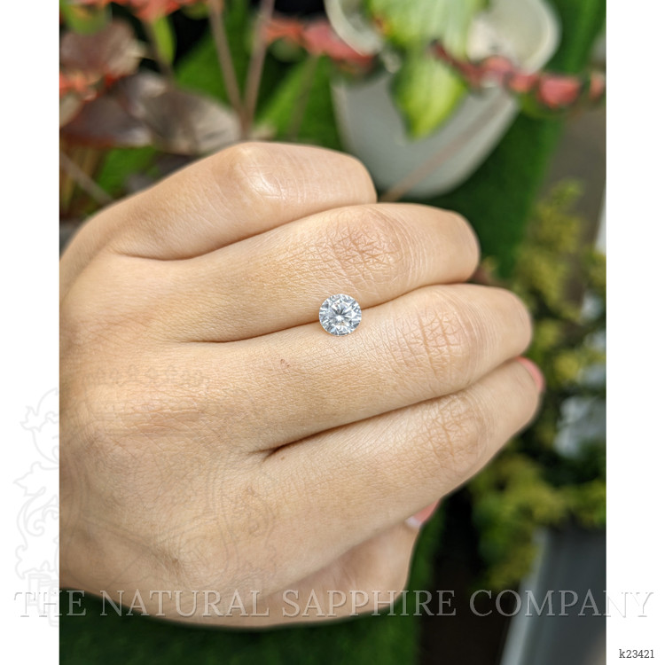 1.20 Ct. White Zircon from Ceylon (Sri Lanka)