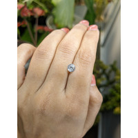 1.20 Ct. White Zircon from Ceylon (Sri Lanka) Life Style