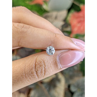 1.08 Ct. White Zircon from Ceylon (Sri Lanka) Life Style