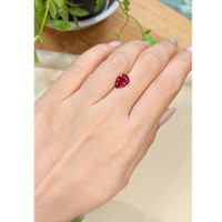 1.93 Ct. Pinkish Red Rubellite Tourmaline from Mozambique Life Style