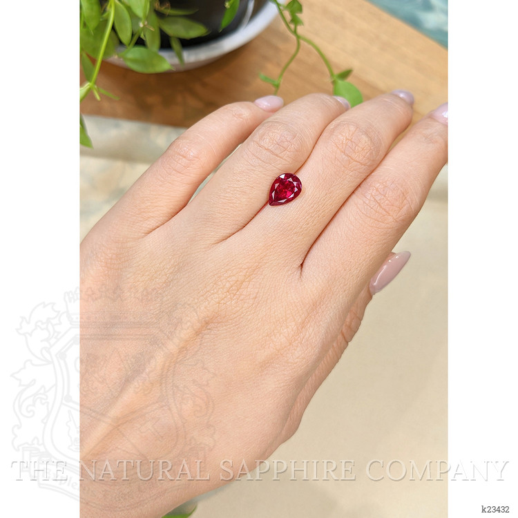 1.93 Ct. Pinkish Red Rubellite Tourmaline from Mozambique