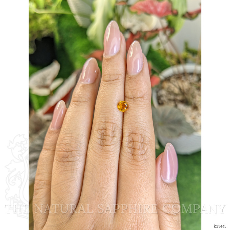 0.38 Ct. Yellowish Orange Madeira Citrine from Brazil