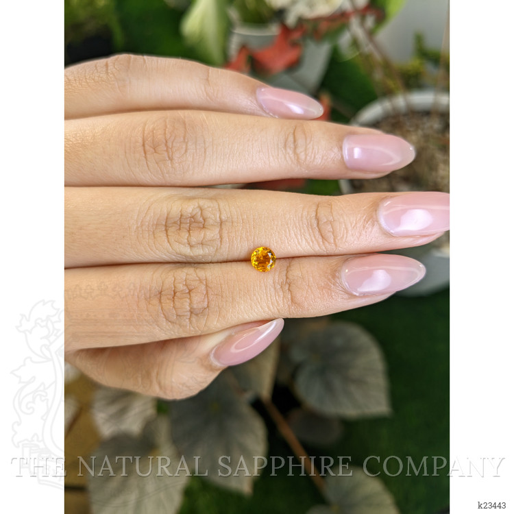 0.38 Ct. Yellowish Orange Madeira Citrine from Brazil