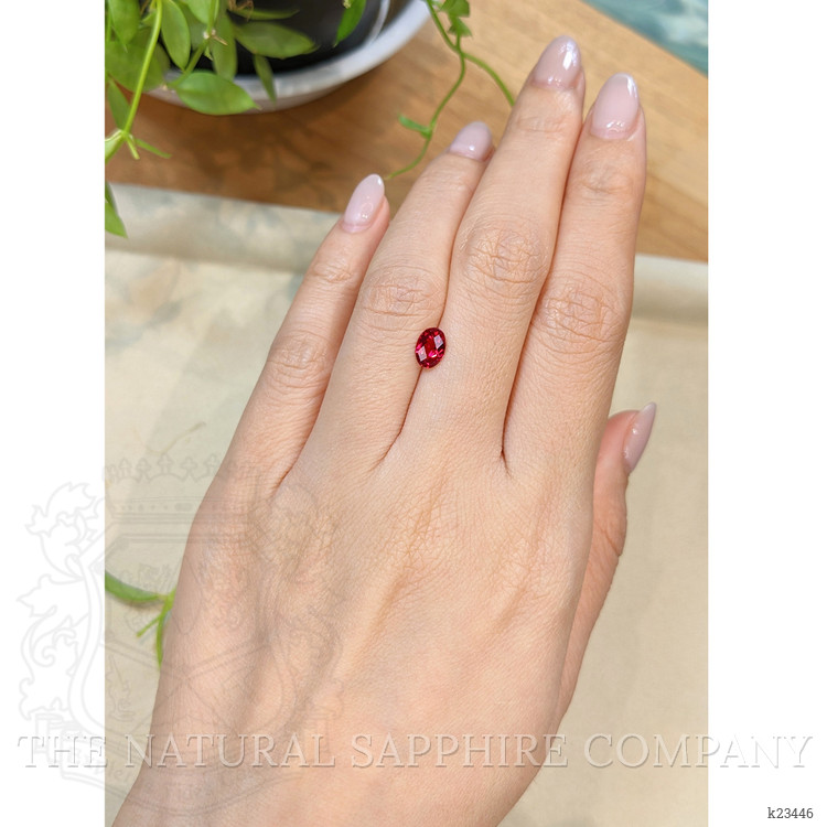 0.72 Ct. Pinkish Red Rubellite Tourmaline from Mozambique