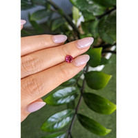 0.84 Ct. Pink Cabochon Tourmaline from Mozambique Life Style