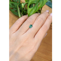 0.81 Ct. Green Grandidierite from Madagascar Life Style