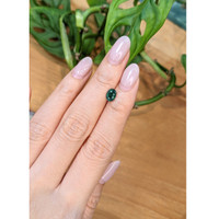 0.87 Ct. Green Grandidierite from Madagascar Life Style