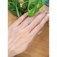 0.38 Ct. Green Grandidierite from Madagascar Life Style