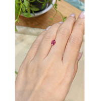 0.68 Ct. Pink Tourmaline from Mozambique Life Style