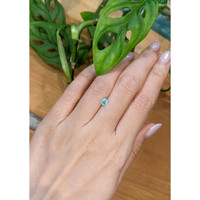 0.35 Ct. Green Grandidierite from Madagascar Life Style