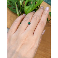 0.47 Ct. Green Grandidierite from Madagascar Life Style