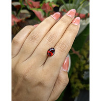 3.38 Ct. Red Garnet from Ceylon (Sri Lanka) Life Style