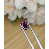 2.97 Ct. Purplish Pink Garnet from Ceylon (Sri Lanka) Life Style