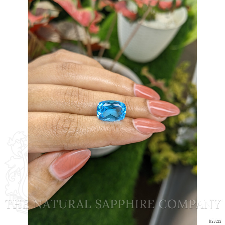 8.54 Ct. Swiss Blue Topaz from Ceylon (Sri Lanka)