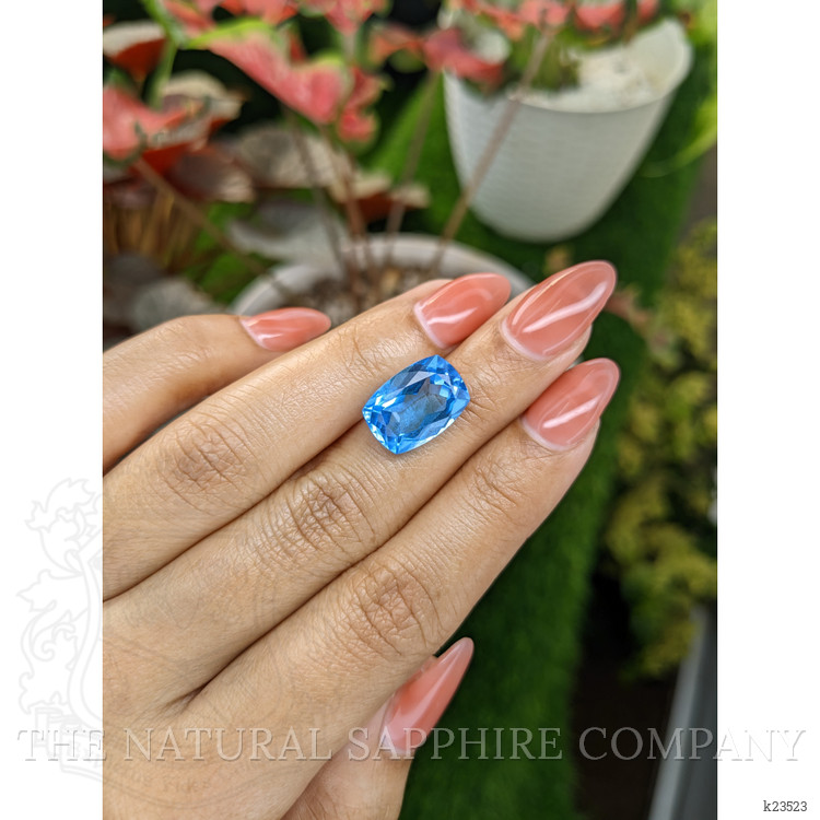 8.95 Ct. Swiss Blue Topaz from Ceylon (Sri Lanka)