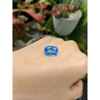 8.95 Ct. Swiss Blue Topaz from Ceylon (Sri Lanka) Life Style