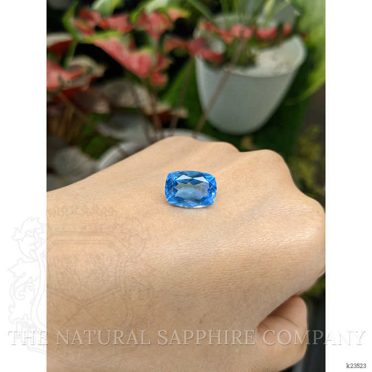 8.95 Ct. Swiss Blue Topaz from Ceylon (Sri Lanka)