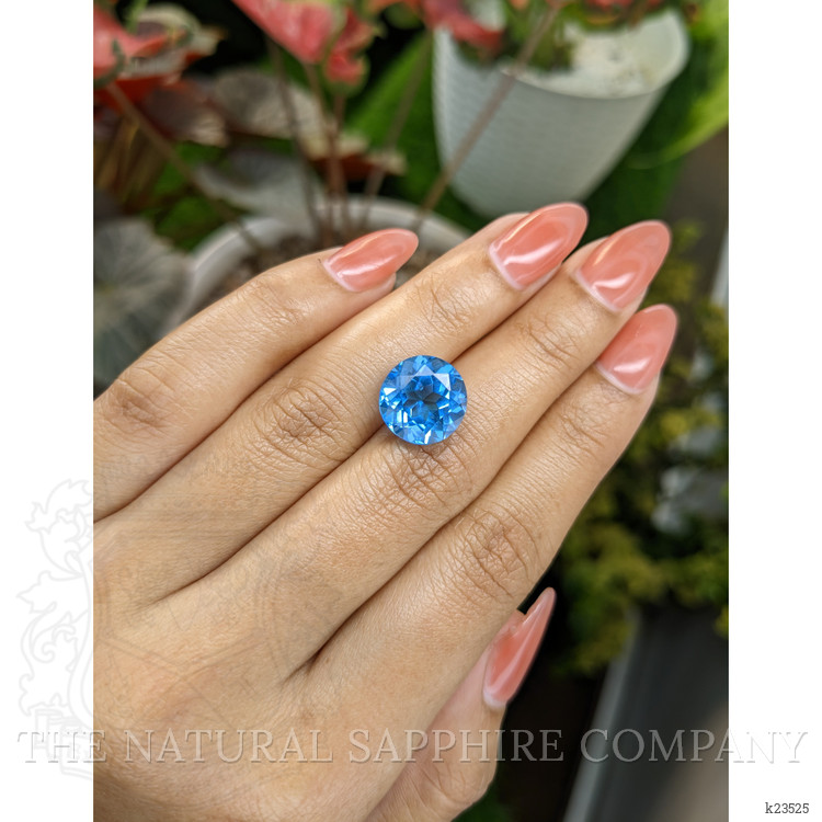 8.18 Ct. Swiss Blue Topaz from Ceylon (Sri Lanka)