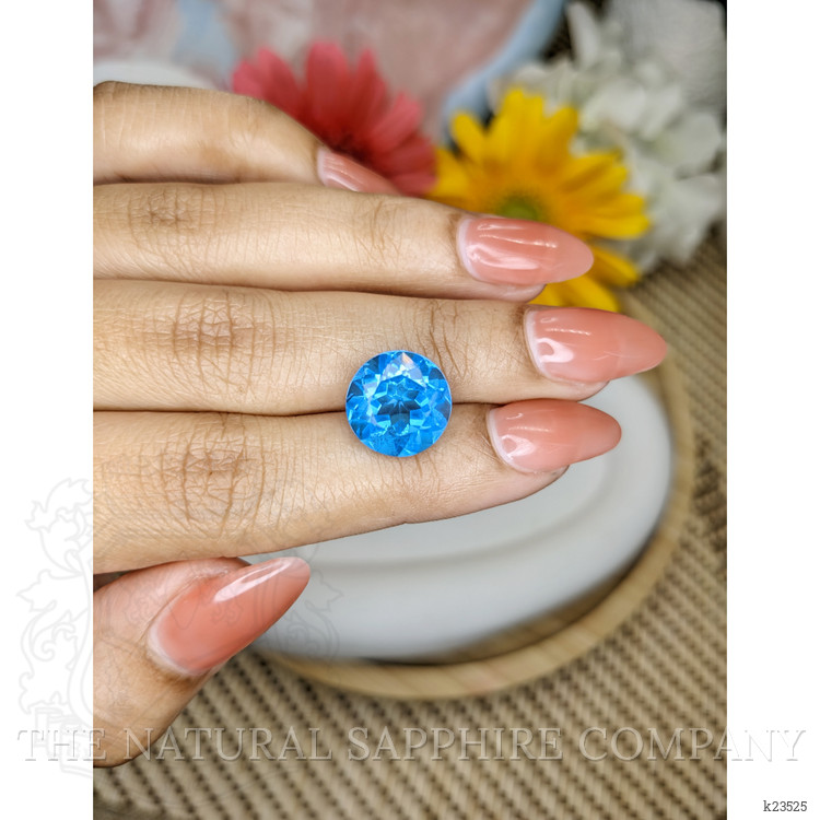 8.18 Ct. Swiss Blue Topaz from Ceylon (Sri Lanka)