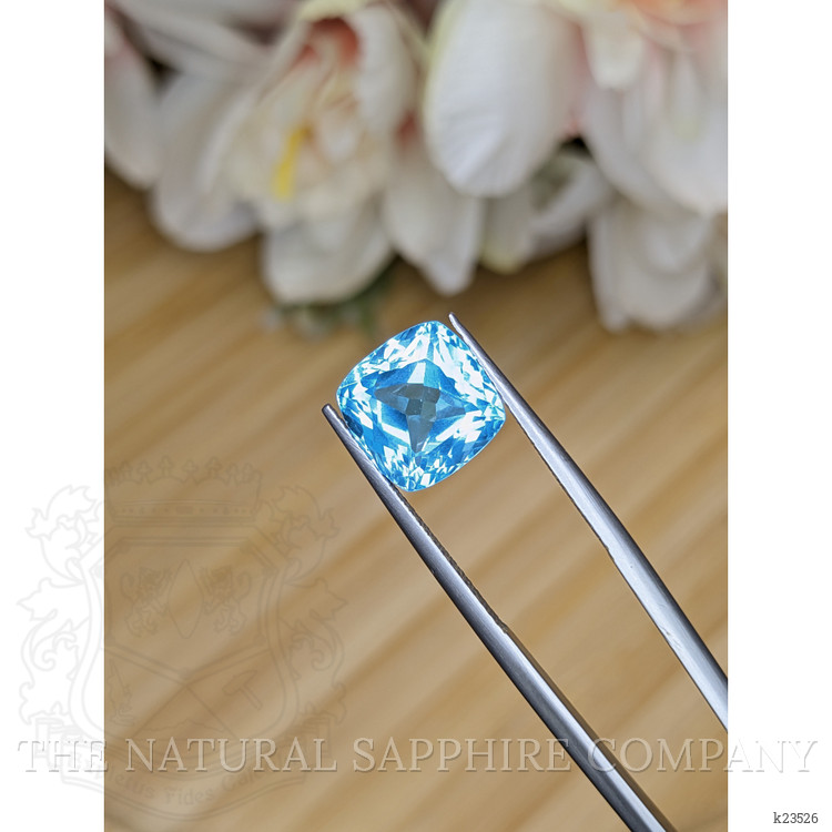 5.82 Ct. Swiss Blue Topaz from Ceylon (Sri Lanka)