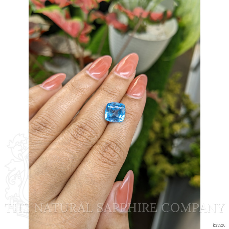 5.82 Ct. Swiss Blue Topaz from Ceylon (Sri Lanka)