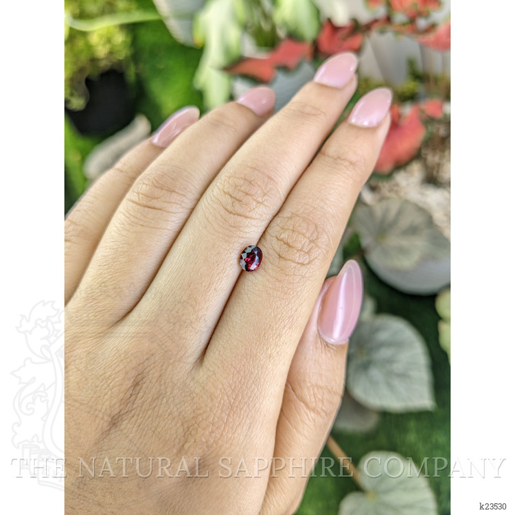 0.71 Ct. Rhodolite Garnet from Ceylon (Sri Lanka)