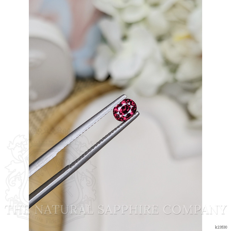 0.71 Ct. Rhodolite Garnet from Ceylon (Sri Lanka)