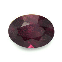 0.86 Ct.Tw. Oval Rhodolite Garnet