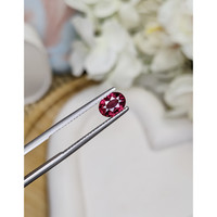1.29 Ct. Purplish Red Rhodolite Garnet from Ceylon (Sri Lanka) Life Style