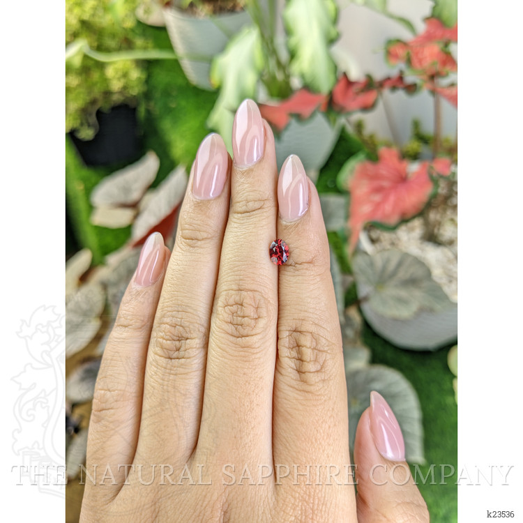 0.74 Ct. Garnet from Ceylon (Sri Lanka)