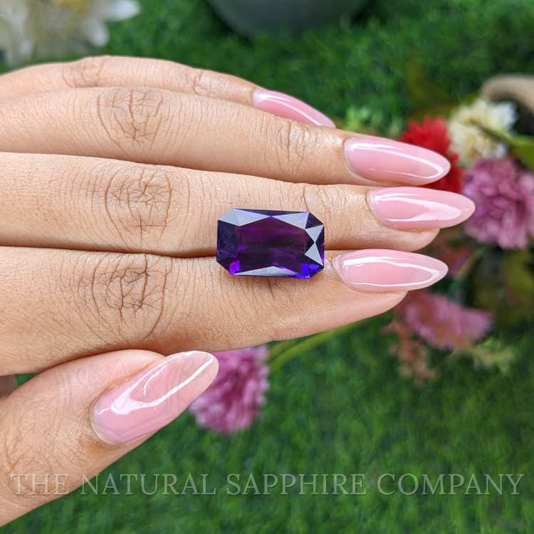 7.66 Ct. Purple Amethyst from Ceylon (Sri Lanka)
