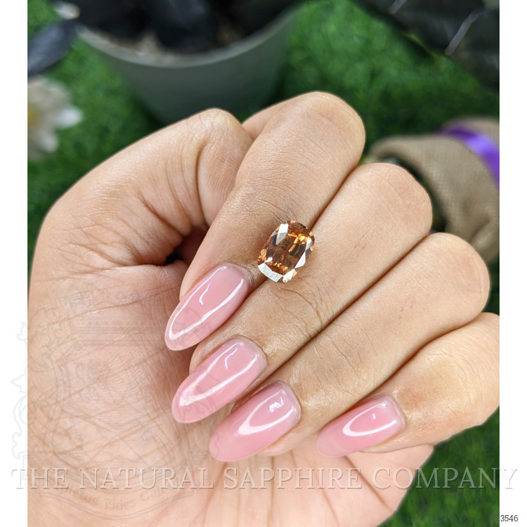3.93 Ct. Brown Zircon from Ceylon (Sri Lanka)