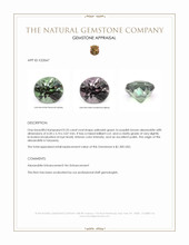 0.33 Ct. Alexandrite from Tanzania Appraisal