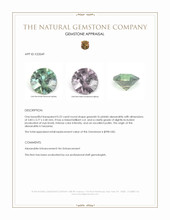0.22 Ct. Alexandrite from Tanzania Appraisal