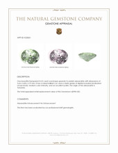 0.52 Ct. Alexandrite from Tanzania Appraisal