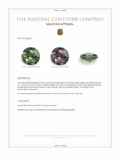 0.26 Ct. Alexandrite from Tanzania Appraisal