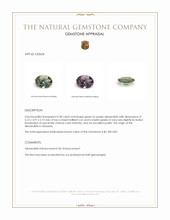 0.38 Ct. Alexandrite from Tanzania Appraisal