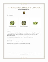0.62 Ct. Alexandrite from Tanzania Appraisal