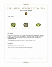 0.62 Ct. Alexandrite from Tanzania Appraisal