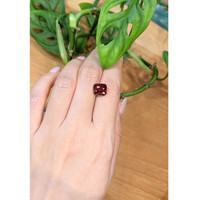 4.68 Ct. Red Garnet from Madagascar Life Style