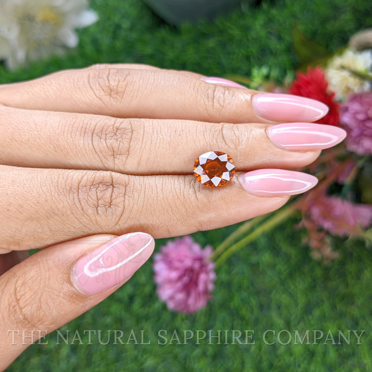3.25 Ct. Orange Hessonite Garnet
