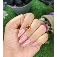 3.25 Ct. Orange Hessonite Garnet Life Style
