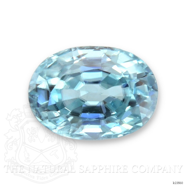 1.28 Ct. Blue Zircon from Cambodia