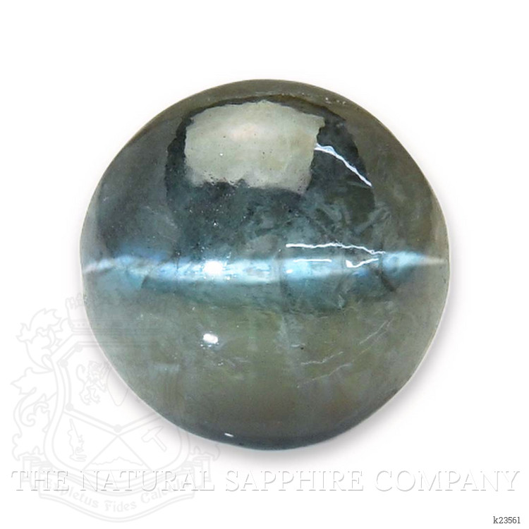 9.61 Ct. Green Cabochon Chrysoberyl from Ceylon (Sri Lanka)