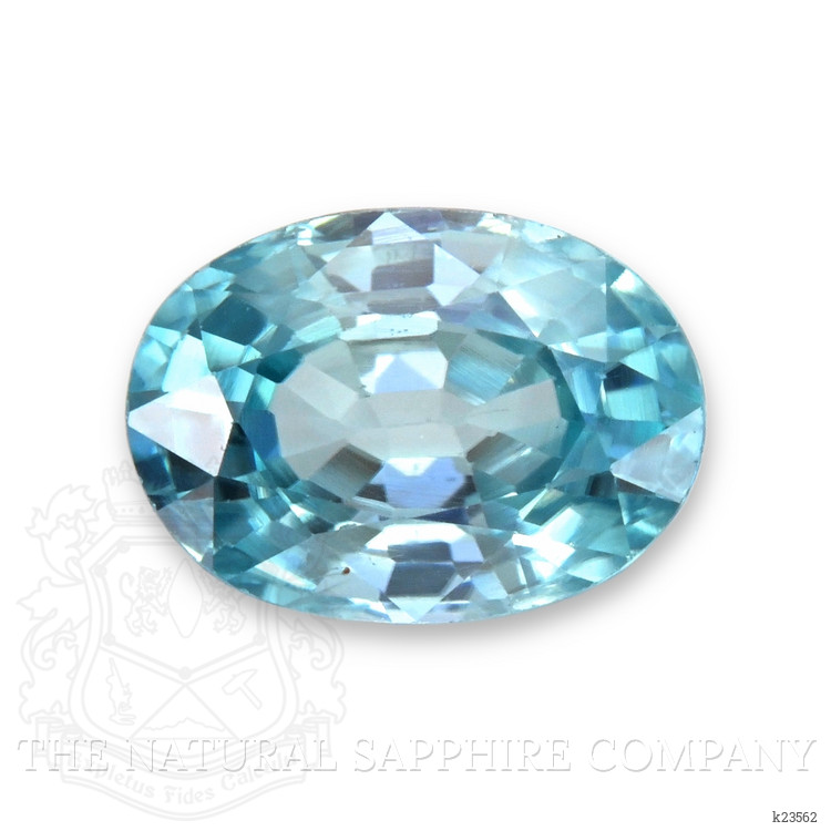 1.23 Ct. Blue Zircon from Cambodia