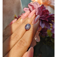 4.05 Ct. Purple Star Spinel from Ceylon (Sri Lanka) Life Style