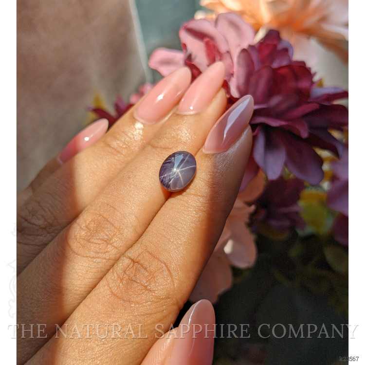 4.05 Ct. Purple Star Spinel from Ceylon (Sri Lanka)